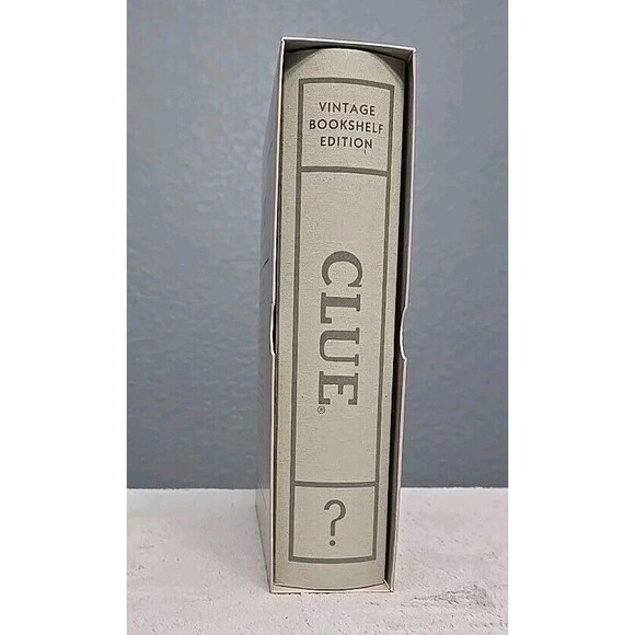 Clue Game Vintage Bookshelf Edition Parker Brothers Hasbro 2016 Complete - Picture 3 of 9